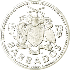 Munten, Barbados, 10 Dollars, 1973, Franklin Mint, Proof, FDC, Zilver, KM:17a