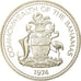 Moneta, Bahamas, Elizabeth II, 2 Dollars, 1974, Franklin Mint, U.S.A., Proof