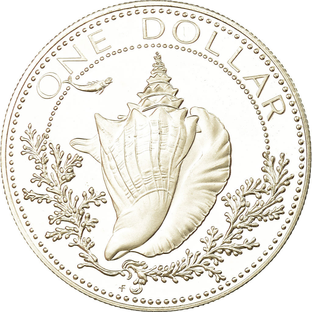 Münze, Bahamas, Elizabeth II, Dollar, 1974, Franklin Mint, U.S.A., Proof, STGL