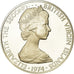 Moneta, ISOLE VERGINI BRITANNICHE, Elizabeth II, 50 Cents, 1974, Franklin Mint