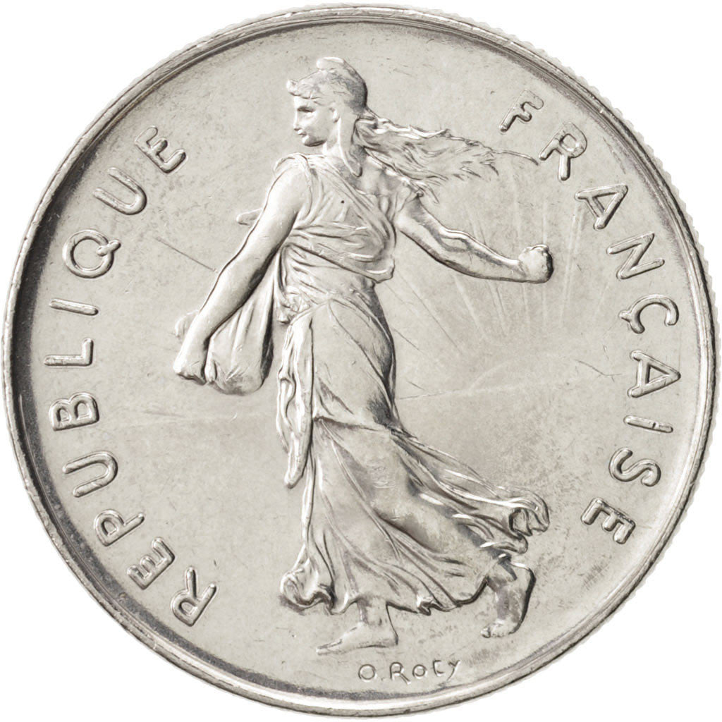 France, Semeuse, 5 Francs, 1989, Paris, SPL, Nickel Clad Copper-Nickel, KM:92...