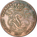 Moneda, Bélgica, Leopold I, 5 Centimes, 1837, BC+, Cobre, KM:5.1