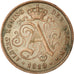 Coin, Belgium, Albert I, 2 Centimes, 1919, AU(50-53), Copper, KM:65