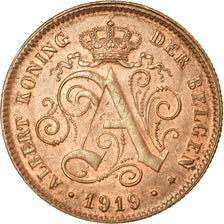 Moneta, Belgio, Albert I, 2 Centimes, 1919, BB+, Rame, KM:65