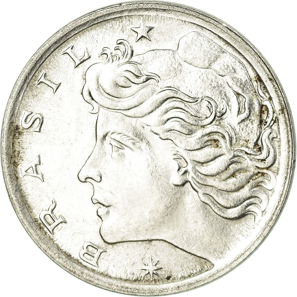 Coin, Brazil, 5 Centavos, 1977, AU(50-53), Stainless Steel, KM:587.1