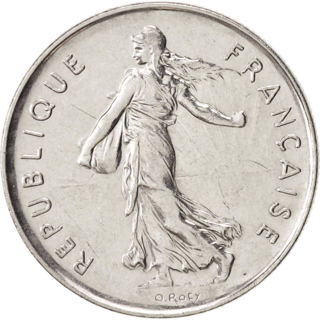 France, Semeuse, 5 Francs, 1991, Paris, SPL, Nickel Clad Copper-Nickel, KM:92...