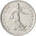 France, Semeuse, 5 Francs, 1992, Paris, MS(63), Nickel Clad Copper-Nickel, KM...