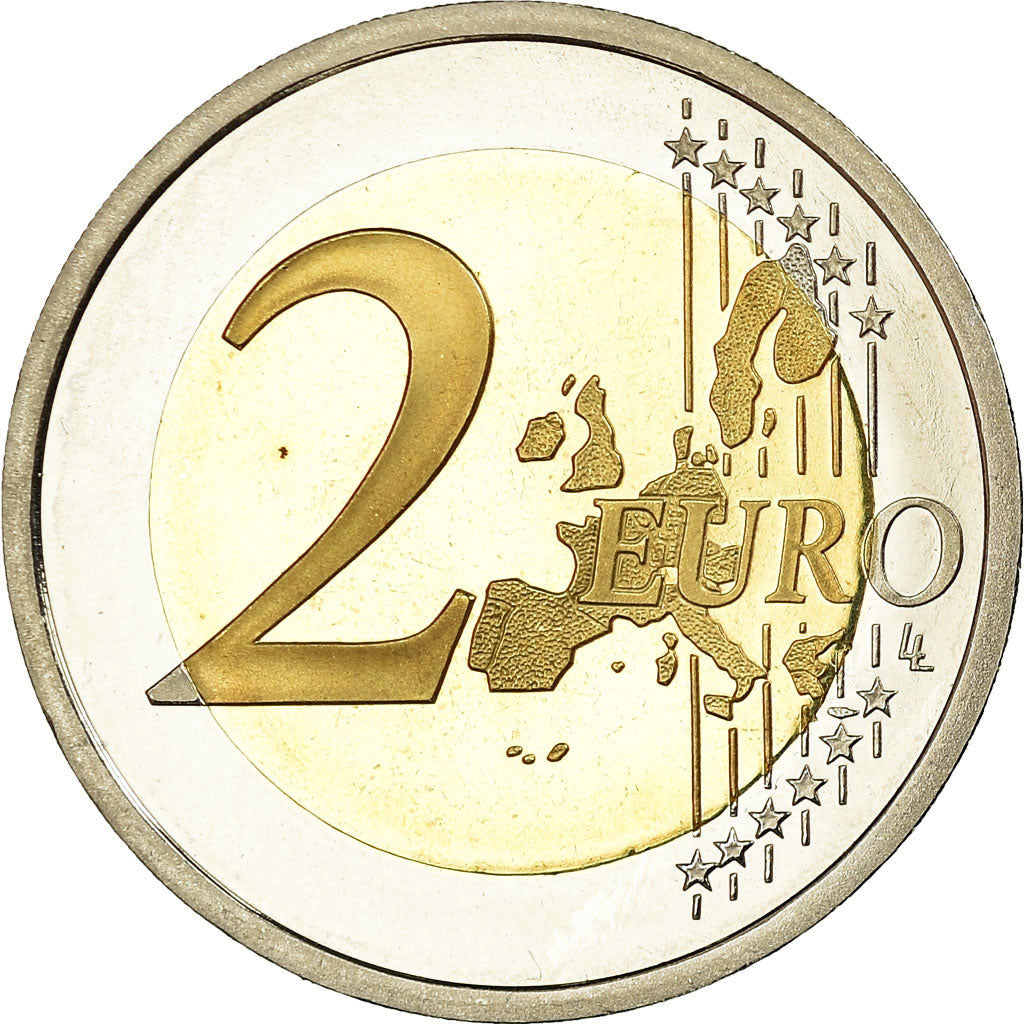 Frankrijk, 2 Euro, 2000, Proof, FDC, Bi-Metallic, Gadoury:8., KM:1289