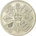 Moneda, Gran Bretaña, Elizabeth II, Crown, 1960, MBC, Cobre - níquel, KM:909