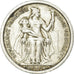 Münze, FRENCH OCEANIA, 2 Francs, 1949, S+, Aluminium, KM:3