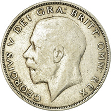 Moneta, Gran Bretagna, George V, 1/2 Crown, 1923, MB+, Argento, KM:818.2