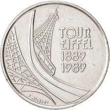 France, Tour Eiffel, 5 Francs, 1989, Paris, SUP+, Nickel, KM:968, Gadoury:772