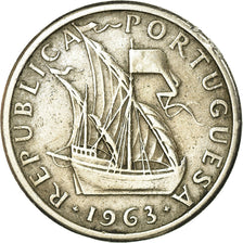 Moneta, Portogallo, 5 Escudos, 1963, BB, Rame-nichel