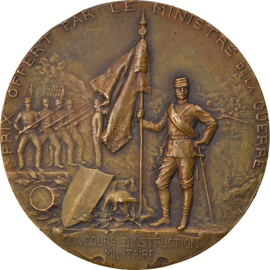 France, Medal, Concours d'Instruction Militaire, Ministre de la guerre