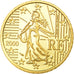 France, 50 Euro Cent, 2000, Proof, MS(65-70), Brass, KM:1287