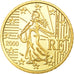 France, 50 Euro Cent, 2000, Proof, MS(65-70), Brass, KM:1287