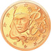 France, 5 Euro Cent, 2000, Proof, FDC, Copper Plated Steel, KM:1284