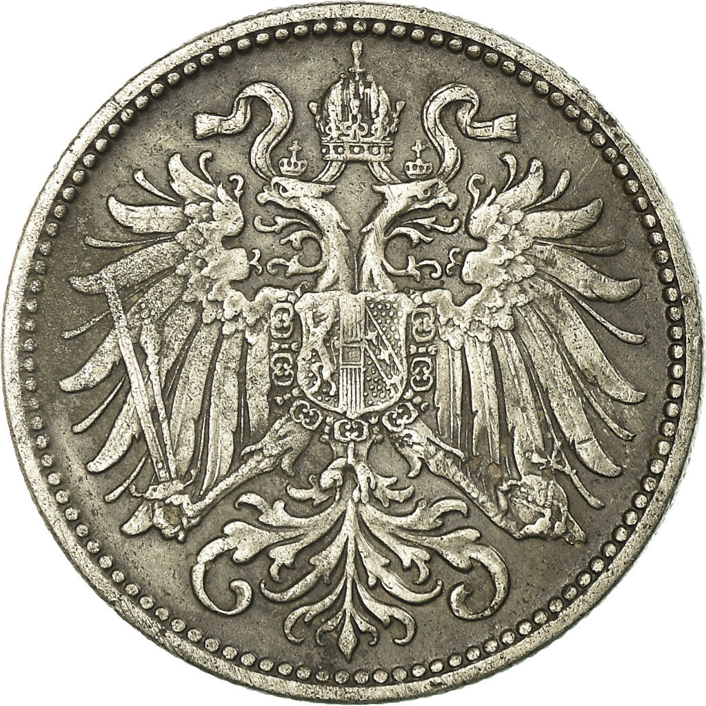 Münze, Österreich, Franz Joseph I, 10 Heller, 1907, S+, Nickel, KM:2802