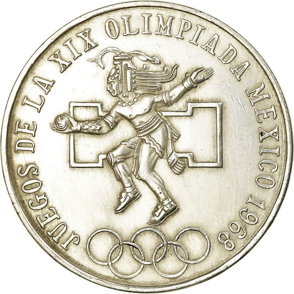 Moneta, Messico, 25 Pesos, 1968, SPL-, Argento, KM:479.1