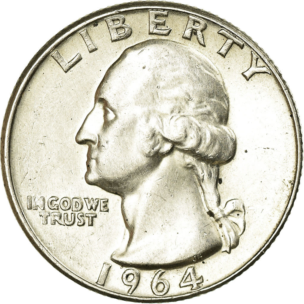 Moneta, Stati Uniti, Washington Quarter, Quarter, 1964, U.S. Mint, Philadelphia