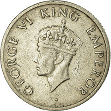 Münze, INDIA-BRITISH, George VI, 1/4 Rupee, 1946, S, Nickel, KM:548