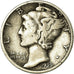 Moneda, Estados Unidos, Mercury Dime, Dime, 1939, U.S. Mint, Denver, BC+, Plata