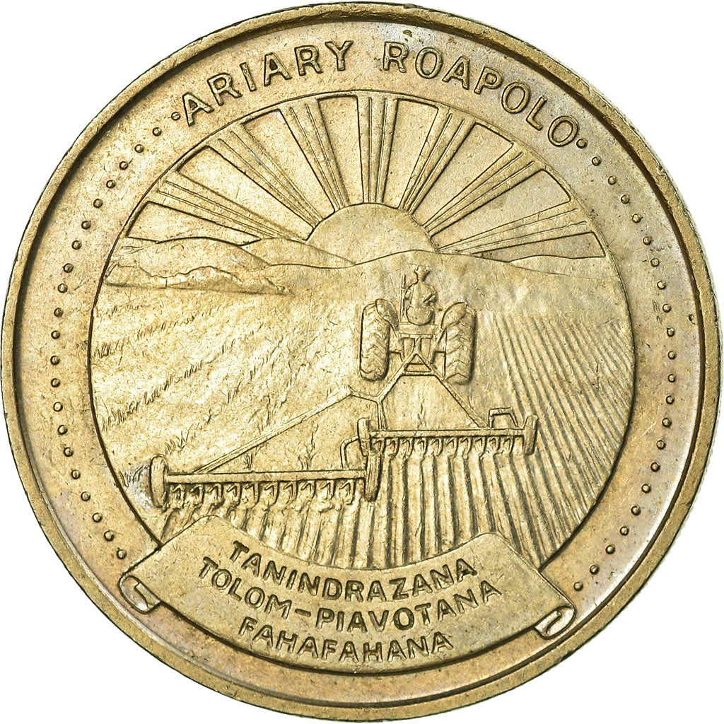 Moneta, Madagascar, 20 Ariary, 1983, BB, Rame-nichel, KM:14b