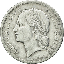 Coin, France, Lavrillier, 5 Francs, 1946, Beaumont le Roger, EF(40-45)