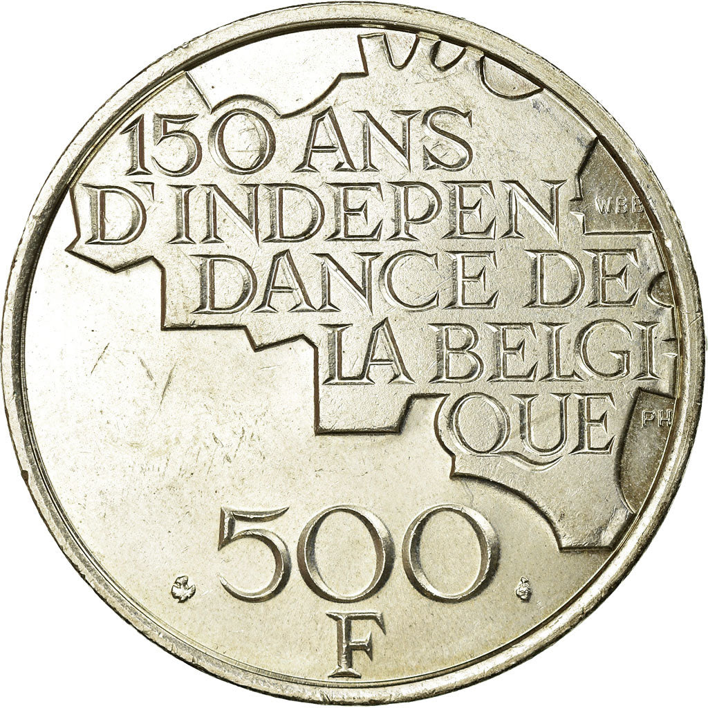 Moneta, Belgio, 500 Francs, 500 Frank, 1980, Brussels, BB, Rame-nichel ricoperto