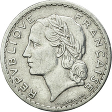 Münze, Frankreich, Lavrillier, 5 Francs, 1946, Castelsarrasin, SS, Aluminium