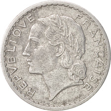 Münze, Frankreich, Lavrillier, 5 Francs, 1947, Paris, SS, Aluminium, KM:888b.1