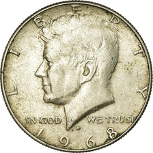 Münze, Vereinigte Staaten, Kennedy Half Dollar, Half Dollar, 1968, U.S. Mint