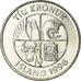 Moeda, Islândia, 10 Kronur, 1996, MS(63), Aço Niquelado, KM:29.1a