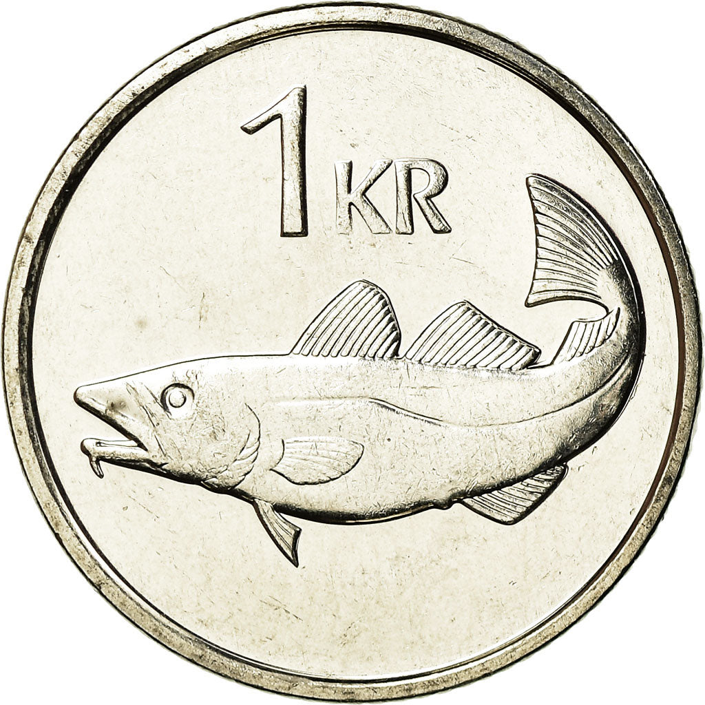 Moneta, Islanda, Krona, 1994, SPL, Acciaio placcato nichel, KM:27A