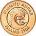 Münze, Iceland, 50 Aurar, 1986, UNZ, Bronze Coated Steel, KM:26a