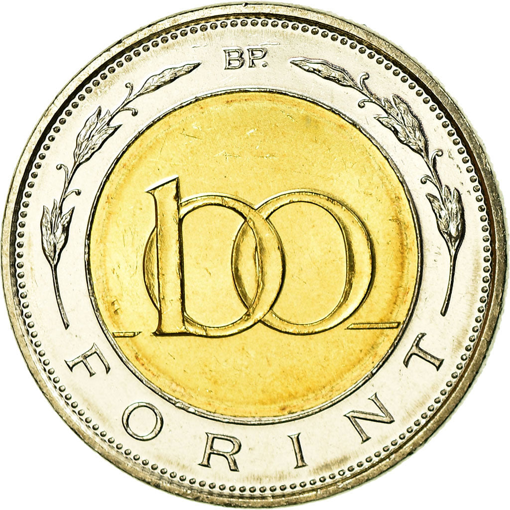 Moneta, Ungheria, 100 Forint, 1997, Budapest, SPL, Bi-metallico, KM:721