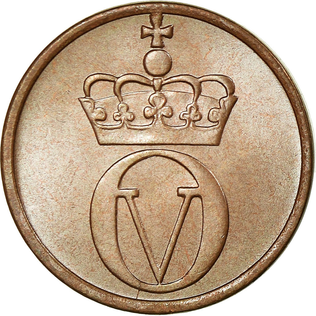 Munten, Noorwegen, Olav V, Ore, 1972, UNC-, Bronze, KM:403