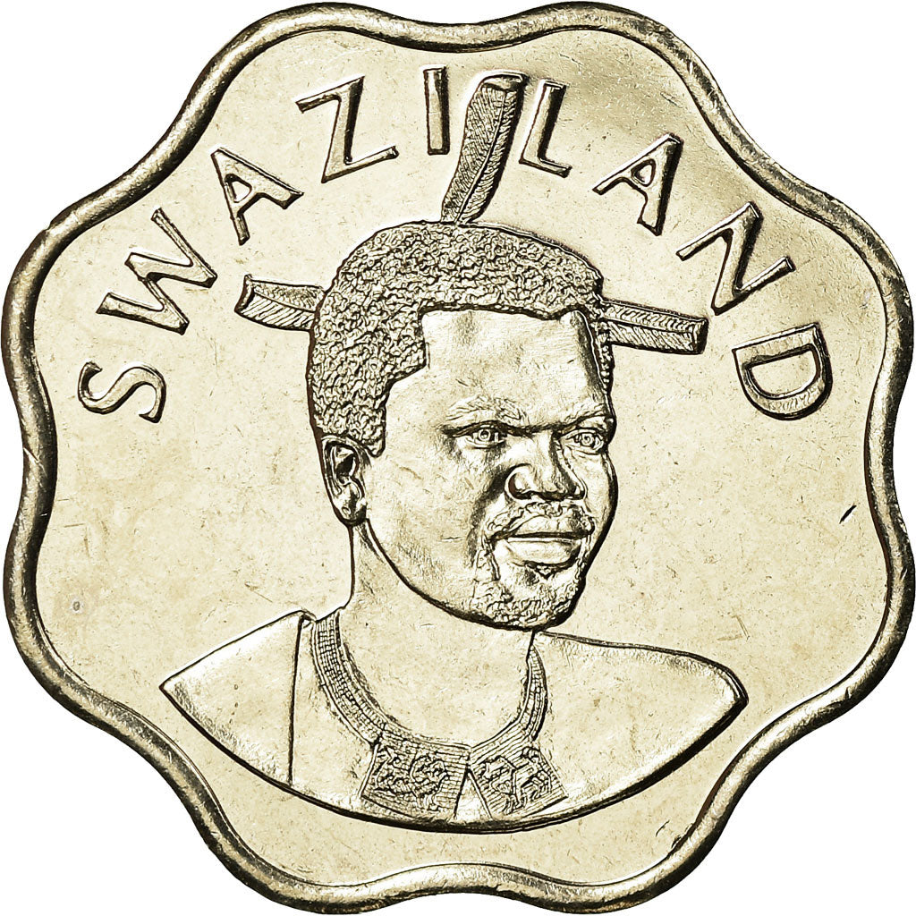Moneta, Swaziland, King Msawati III, 10 Cents, 1998, SPL, Rame-nichel, KM:49