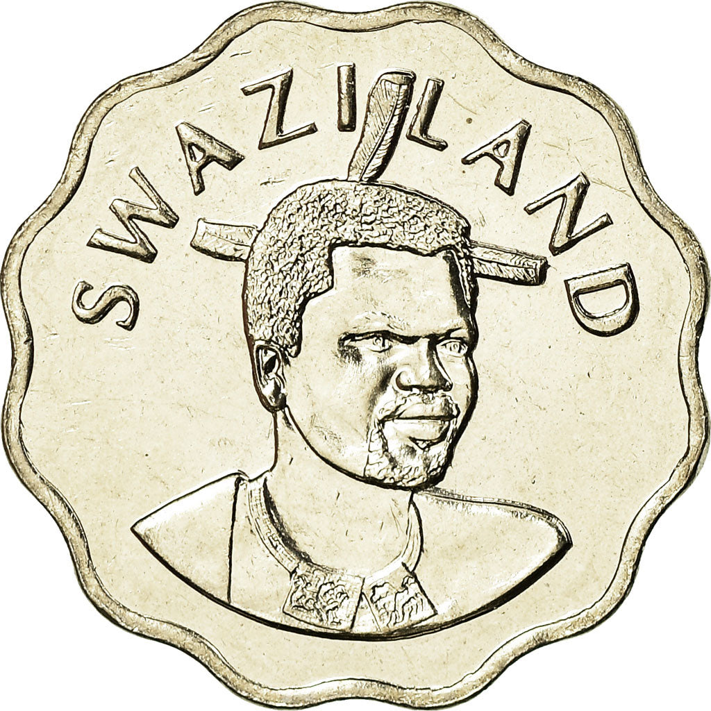 Münze, Swaziland, King Msawati III, 5 Cents, 1998, British Royal Mint, UNZ