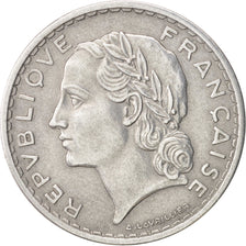 Monnaie, France, Lavrillier, 5 Francs, 1950, Beaumont le Roger, TTB, Aluminium