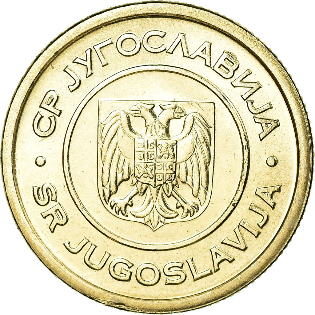Monnaie, Yougoslavie, 5 Dinara, 2000, Belgrade, SPL, Copper-Nickel-Zinc, KM:182