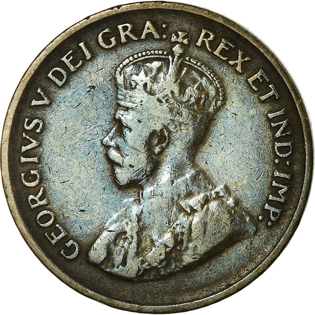Moneta, Canada, George V, Cent, 1929, Royal Canadian Mint, Ottawa, BB, Bronzo