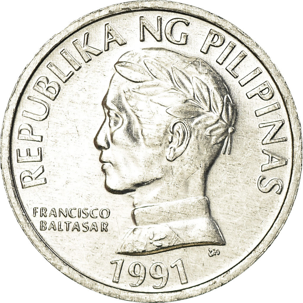 Moneta, Filippine, 10 Sentimos, 1991, SPL-, Alluminio, KM:240.2