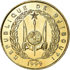 Münze, Dschibuti, 50 Francs, 1999, Paris, UNZ, Copper-nickel, KM:25