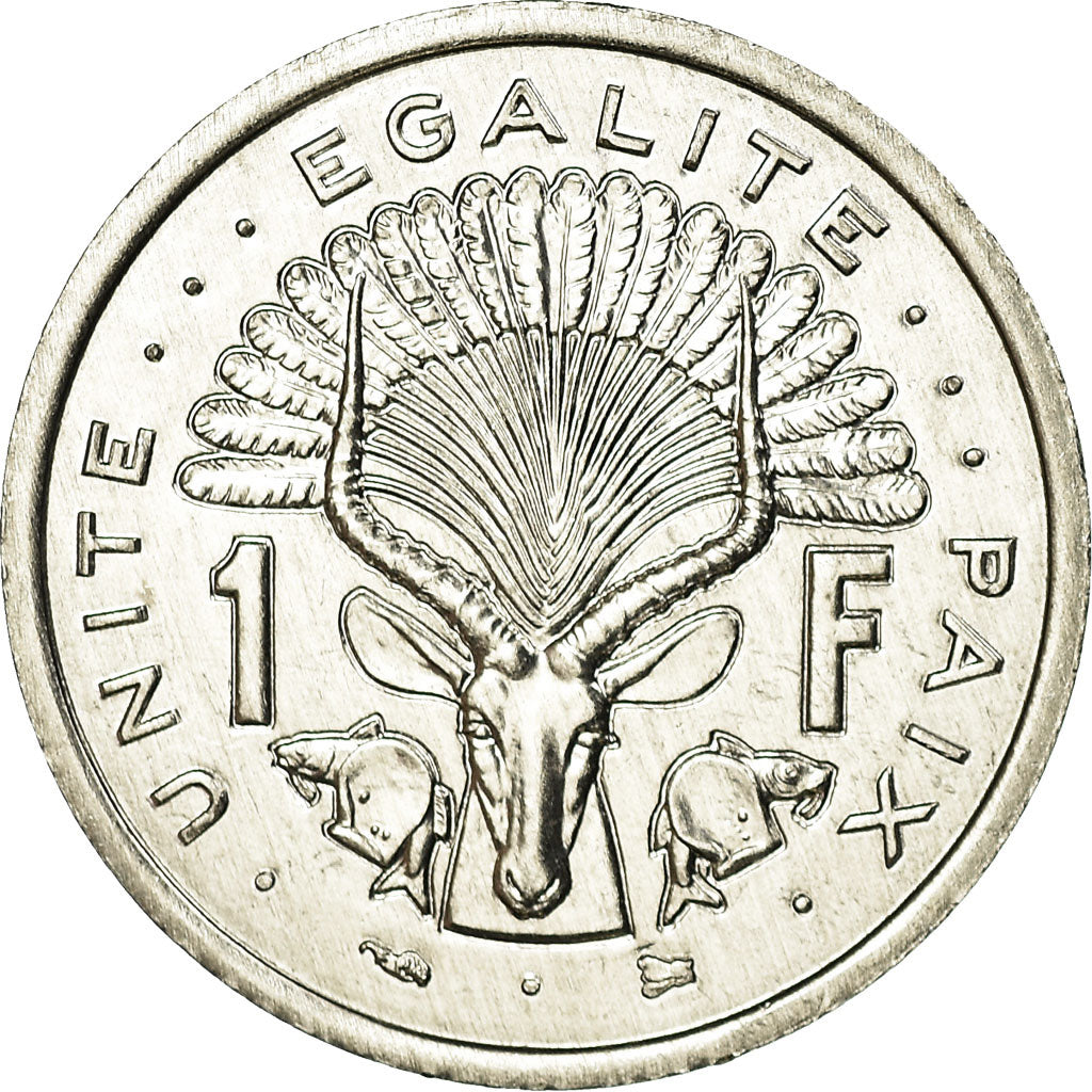 Münze, Dschibuti, Franc, 1999, Paris, UNZ, Aluminium, KM:20