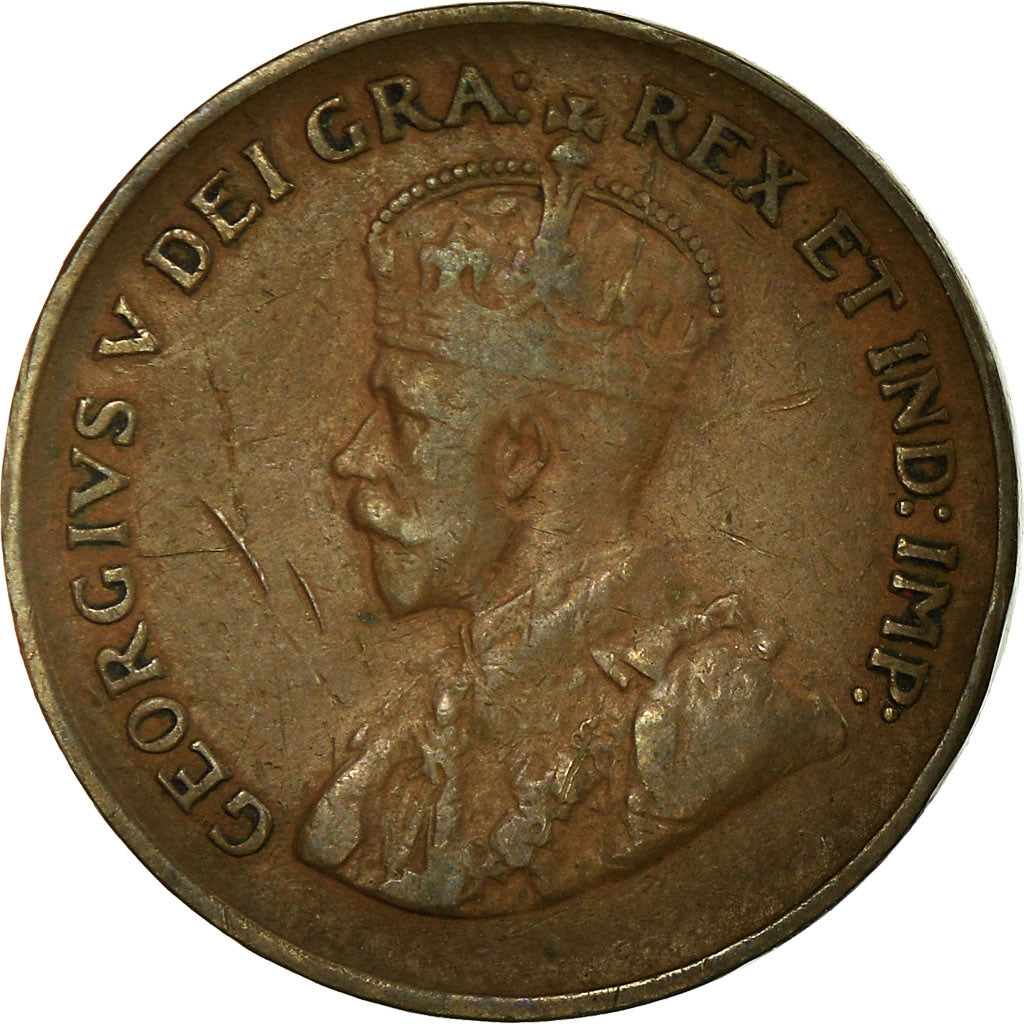 Münze, Kanada, George V, Cent, 1928, Royal Canadian Mint, Ottawa, SS, Bronze