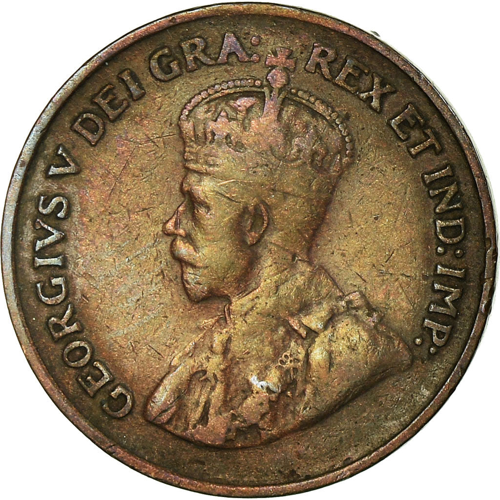 Münze, Kanada, George V, Cent, 1924, Royal Canadian Mint, Ottawa, SS, Bronze