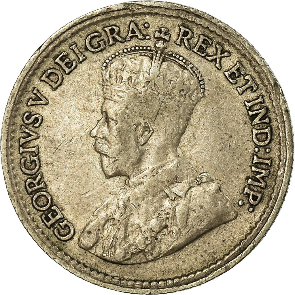 Münze, Kanada, George V, 5 Cents, 1920, Royal Canadian Mint, Ottawa, S+