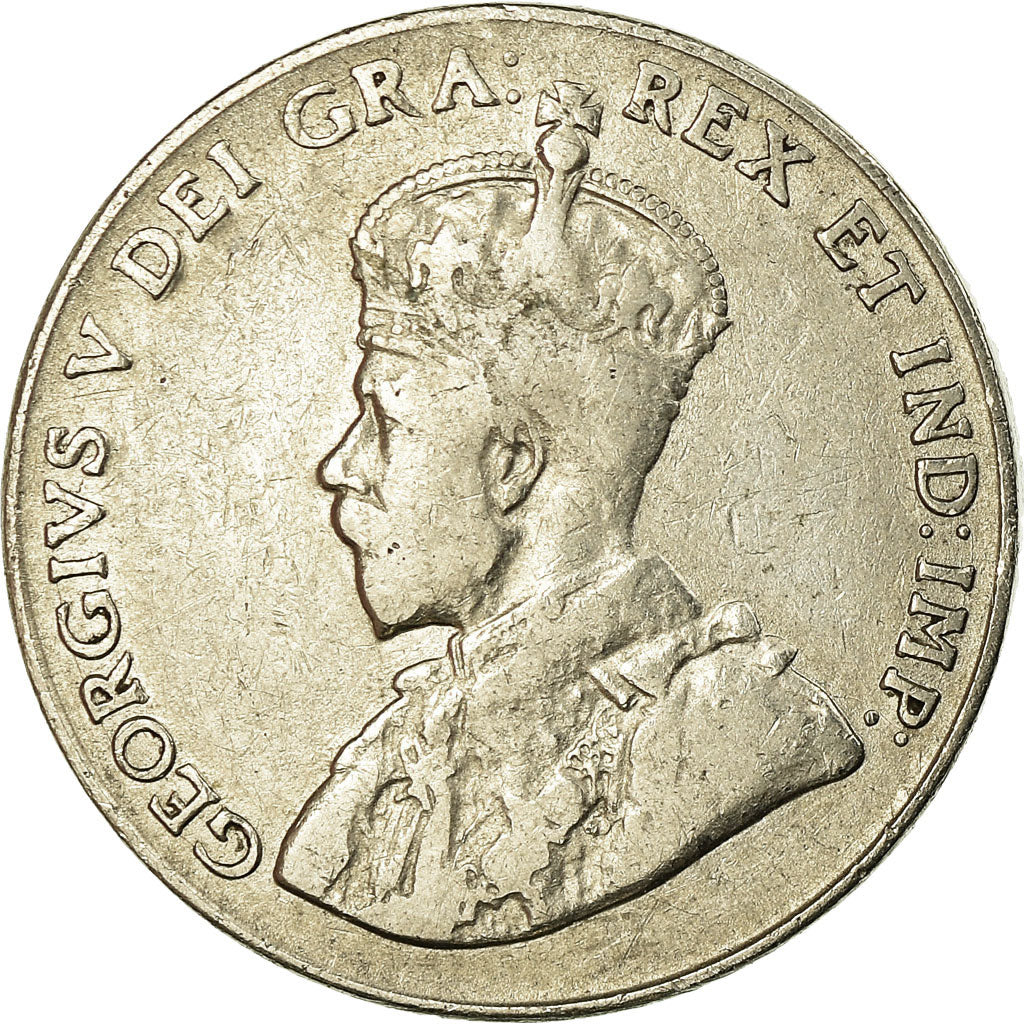 Moeda, Canadá, George V, 5 Cents, 1927, Royal Canadian Mint, Ottawa, VF(30-35)