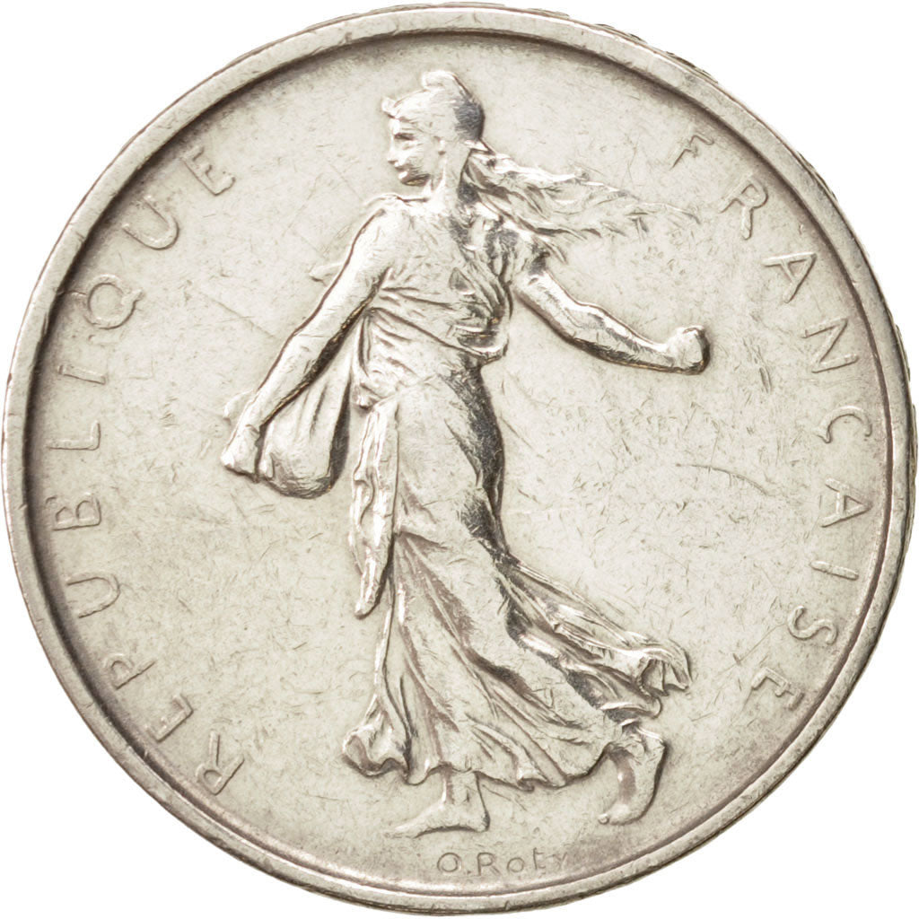 France, Semeuse, 5 Francs, 1964, Paris, AU(55-58), Silver, KM:926, Gadoury:770